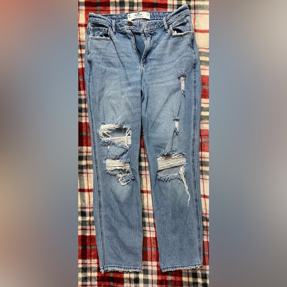 Hollister high-rise mom jeans
